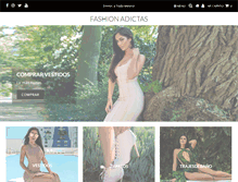 Tablet Screenshot of fashionadictas.com